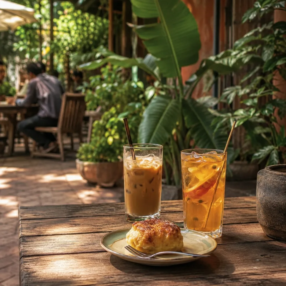 Kệ ly và dụng cụ pha